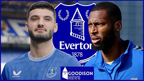 Everton strikers Armando Broja and Beto [Credit: Everton Football Club on YouTube]
