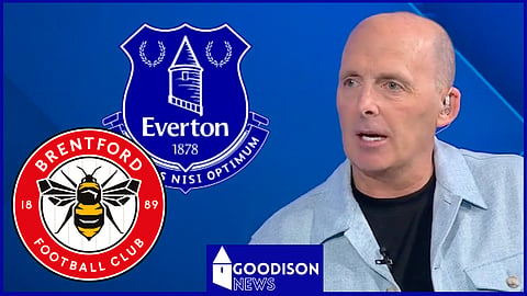 Mike Dean reacts to Everton v Brentford controversy