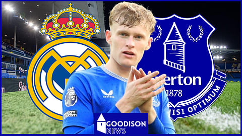 Real Madrid admire Everton star Jarrad Branthwaite (Credit - Imago)