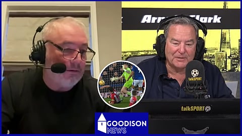 Jeff Stelling and Ally McCoist agreed on Everton v Brentford controversy. Credit: talkSPORT / Sky Sports Football via YouTube