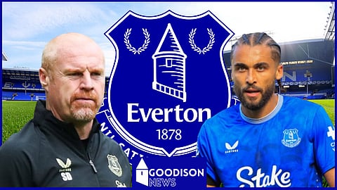 Sean Dyche has shared an Everton update on Dominic Calvert-Lewin [Credit: Imago]
