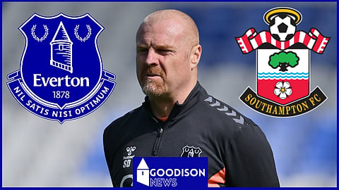Sean Dyche's Everton lost to Southampton