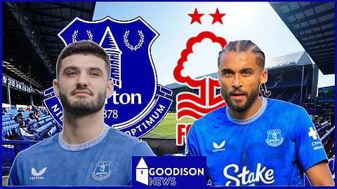 Armando Broja has been compared to Dominic Calvert-Lewin at Everton after Nottingham Forest loss [Credits: Imago, Everton Football Club on YouTube]