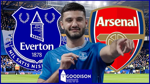 Everton have recieved an Armando Broja boost ahead of the clash v Arsenal [Credit: Everton Football Club on YouTube]