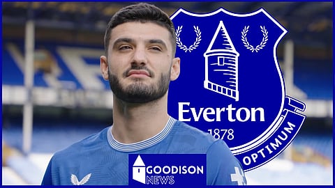 Armando Broja signed for Everton from Chelsea [Credit: Everton Football Club on YouTube]
