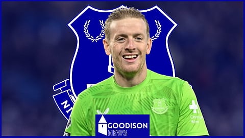 Everton goalkeeper Jordan Pickford [Credit: Imago]