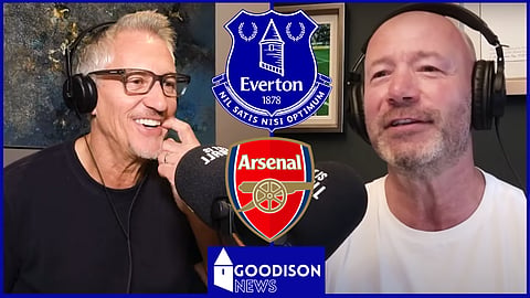 Gary Lineker and Alan Shearer in agreement on Everton player v Arsenal [Credit: The Rest is Football]