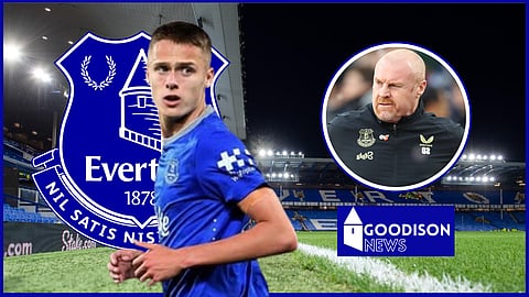 Harrison Armstrong has risen through the ranks at Everton [Credit - Imago/@h.armstrong4 on Instagram]