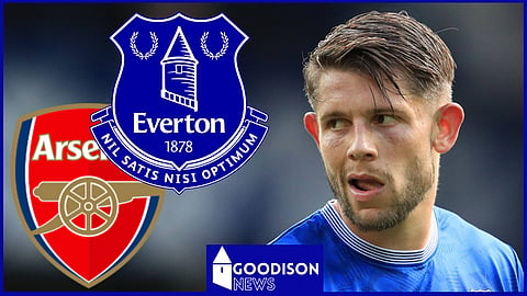James Tarkowski can win the match for Everton v Arsenal [Credit: Imago]