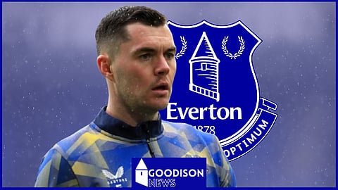 Everton defender Michael Keane. (Credit: Imago)