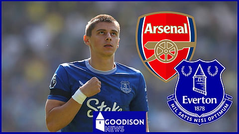 Vitalii Mykolenko Everton decision clear after first half shredding v Arsenal