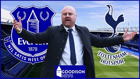 Sean Dyche and Everton have been compared to Tottenham.