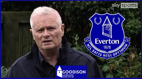 Alan Myers is a reliable Everton reporter. (Credit: Sky Sports)