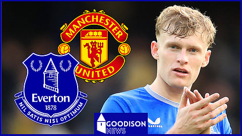 Jarrad Branthwaite is linked with a move from Everton to Manchester United [Credit: Imago]