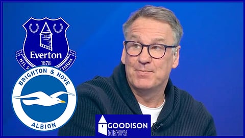 Paul Merson offered his prediction for Brighton v Everton. (Credit: Sky Sports)
