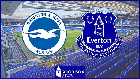 Brighton and Everton faced each other in Premier League action. (Credit: Imago)