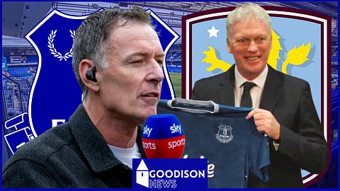 Chris Sutton predicts Everton v Aston Villa. (Credit - Imago/Everton Football Club on YouTube)