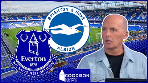 Mike Dean reacts to Everton v Brighton controversy [Credit: Sky Sports on YouTube]