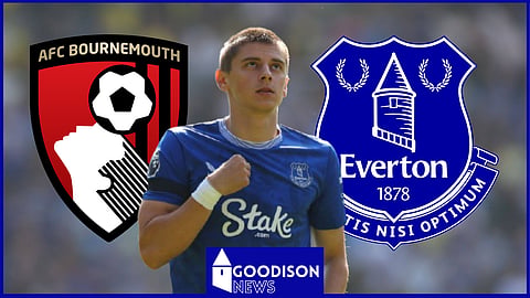 Bournemouth make Vitalii Mykolenko error v Everton [Credit: Imago]