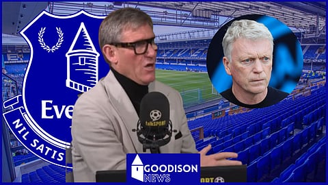 Simon Jordan has his say on David Moyes' Everton return. (Credit - Imago/talkSPORT on YouTube)