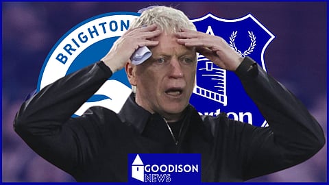 Everton manager David Moyes. (Credit: Imago)