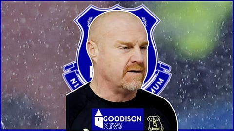 Sean Dyche is facing the sack at Goodison Park [Credit: Everton on X]