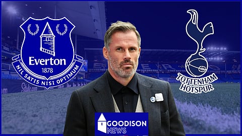 Jamie Carragher reacted to controversy in Everton against Tottenham