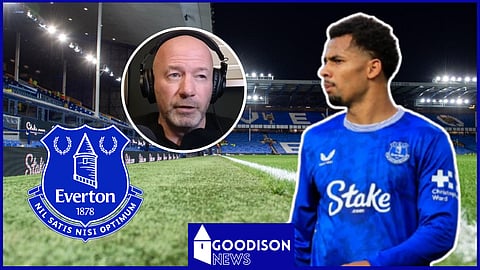 Iliman Ndiaye absolutely robbed at Everton after what Alan Shearer said. Credit: Imago / The Rest is Football YouTube
