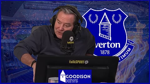 Jeff Stelling staggered by Everton transfer update. (Credit - Imago/talkSPORT on YouTube)