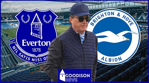 Everton owner Dan Friedkin could pluck a leading figure from Brighton [Credit: Imago]