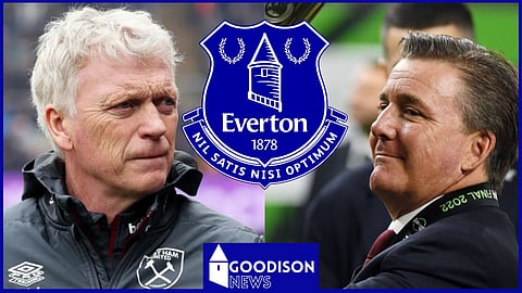 Everton owner Dan Friedkin and manager David Moyes [Credit: Imago]