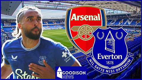 Everton striker Dominic Calvert-Lewin has been mooted as a target for Arsenal [Credit: Imago]