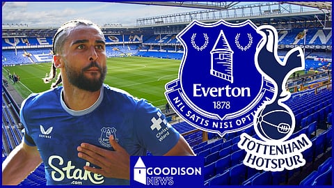 Dominic Calvert-Lewin returned to form for Everton v Tottenham [Credit: Imago]