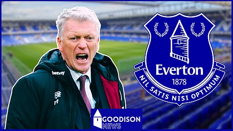 Everton manager, David Moyes. (Credit: Imago)