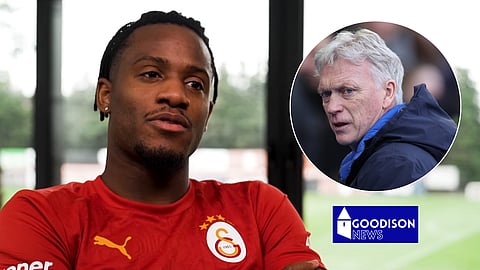 David Moyes turned down Michy Batshuayi move at Everton [credit: UEFA on YouTube and Imago]