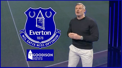 Jamie Carragher speaks on Everton. (Credit: Sky Sports Premier League on X)