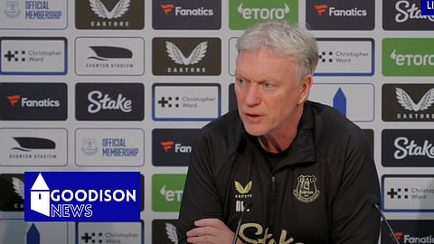 Everton manager, David Moyes [Credit: Everton FC via YouTube].