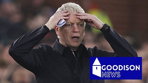 Everton boss David Moyes. (Credit: Imago)