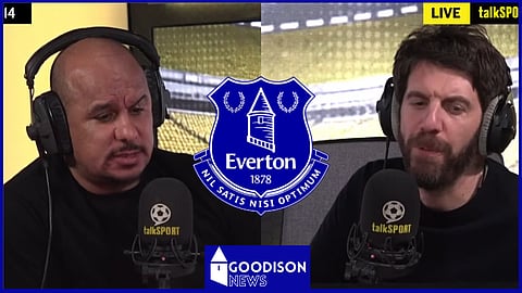 Gabby Agbonlahor and Andy Goldstein shared their thoughts on an Everton controversy [Credit: talkSPORT].