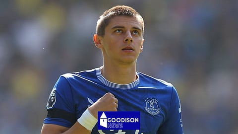 Everton defender Vitalii Mykolenko. [Credit: Imago]