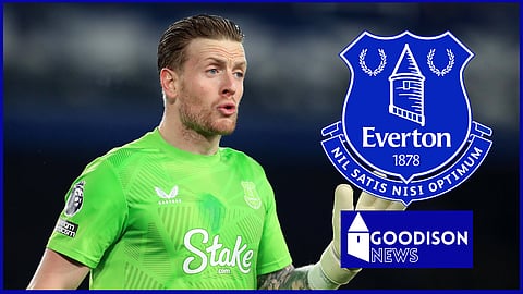 Jordan Pickford, Everton goalkeeper. Credit: Imago