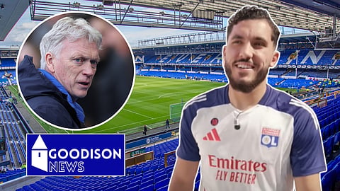 Everton work on deal to sign Rayan Cherki. Credit: Lyon YouTube / Imago