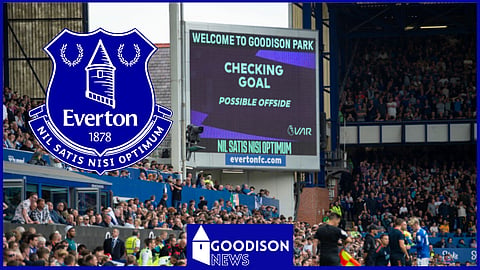 Everton have been involved in VAR mistakes this season. (Credit: Imago)
