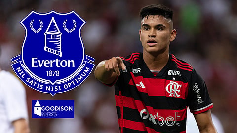 Carlos Alcaraz is set to join Everton from Flamengo. (Credit: Imago)