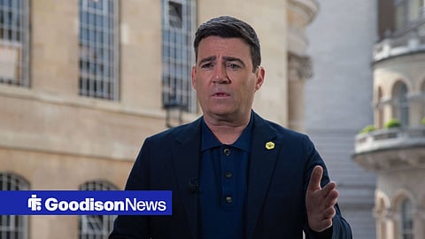 Everton supporter Andy Burnham