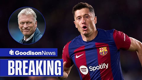 Everton tipped to battle Liverpool for Barcelona's Robert Lewandowski as offers made