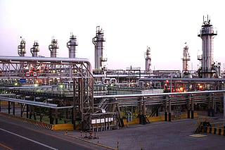 Photo shows Saudi Aramco's Abqaiq oil facility in eastern Saudi Arabia. 