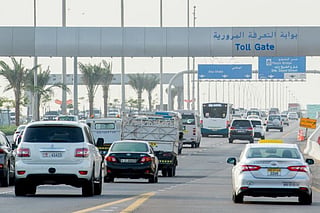The two toll points are located on Sheikh Maktoum bin Rashid Road in the Ghantoot area, and on Karama Oasis Road at the entrance and exit of Sheikh Zayed Road. 