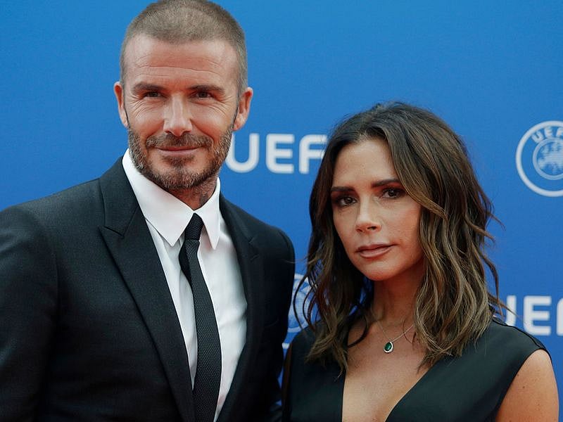 David Beckham and Victoria Beckham
