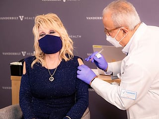 Spreading vaccine positivity: Singer Dolly Parton was literally singing as she got her COVID-19 vaccine, giving her classic song ‘Jolene’ a new twist appropriate for the times. “Vaccine, vaccine, vaccine, vaccine,” she sang in a video. “I’m begging of you please don’t hesitate.” Even as more and more people sign up for and get the vaccine, there are still some who might be skeptical about it. So it’s a positive sign when stars use their influence to urge those who are wary of the jab to get it and be safe.